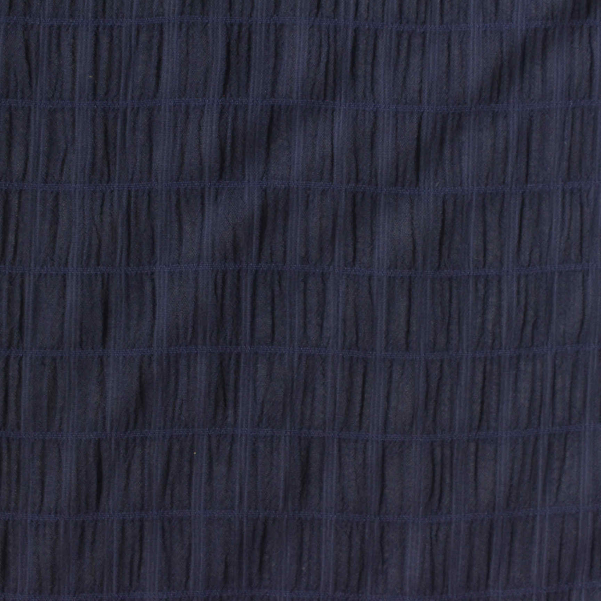 Dark Blue Tone-on-Tone Square Jacquard, Polyester