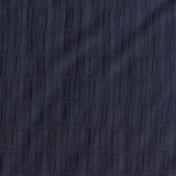 Dark Blue Tone-on-Tone Square Jacquard, Polyester