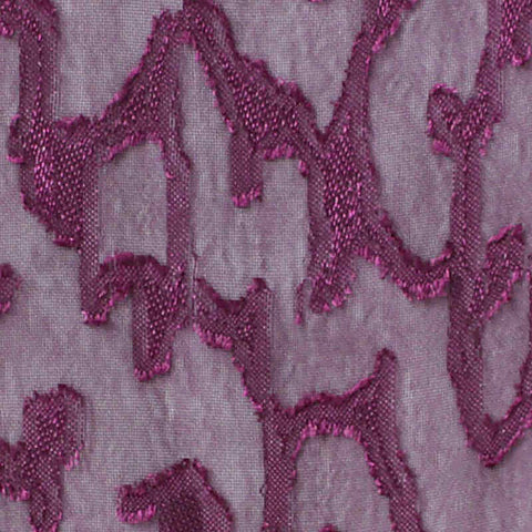 Purple Abstract Chiffon, Polyester