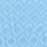 Light Blue Diamond Chiffon, Polyester