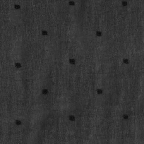 Grey Dots Chiffon, Polyester, 92 gsm