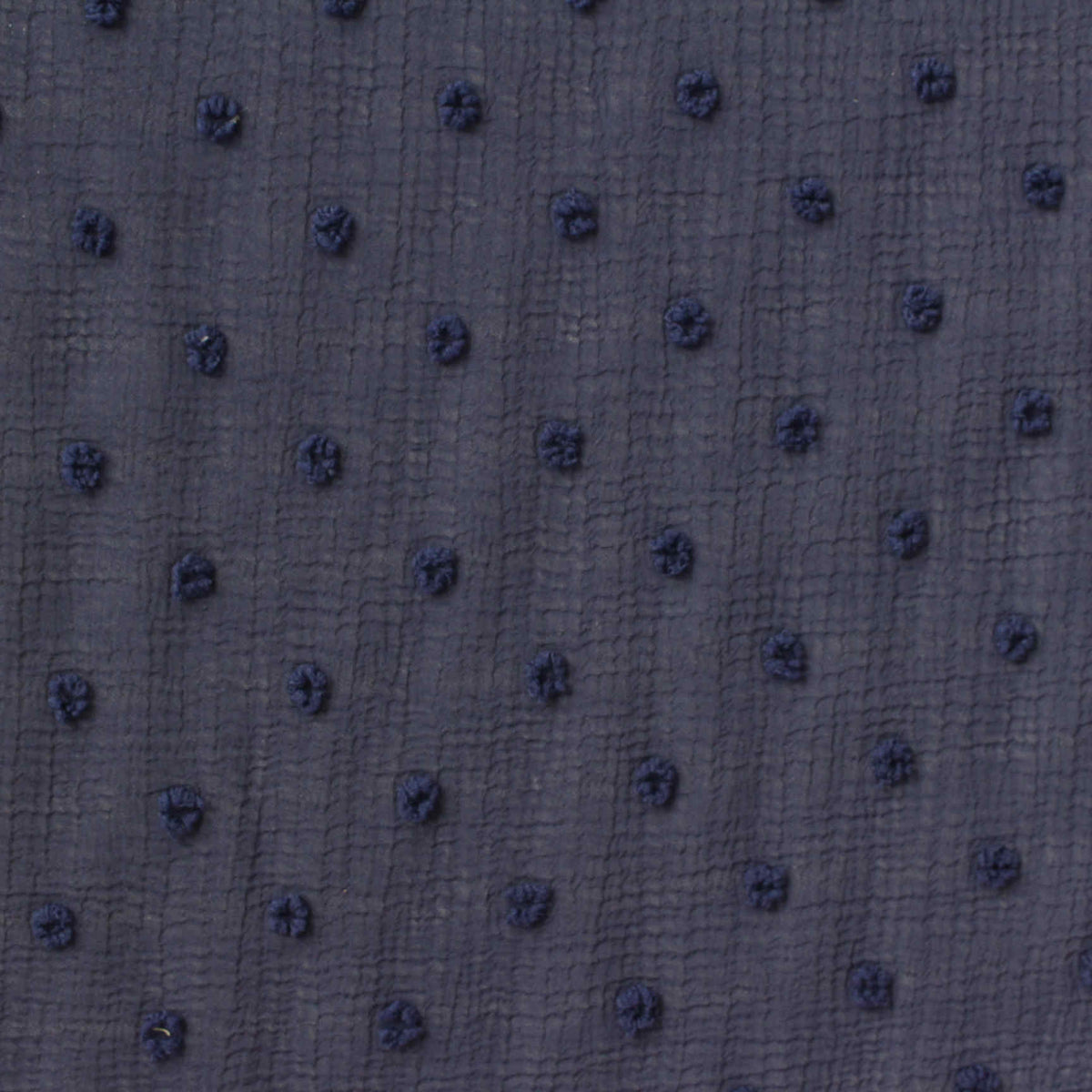 Navy Tone-on-Tone Dot Woven, Polyester