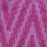 Fuchsia Zigzag Chiffon, Polyester — texture