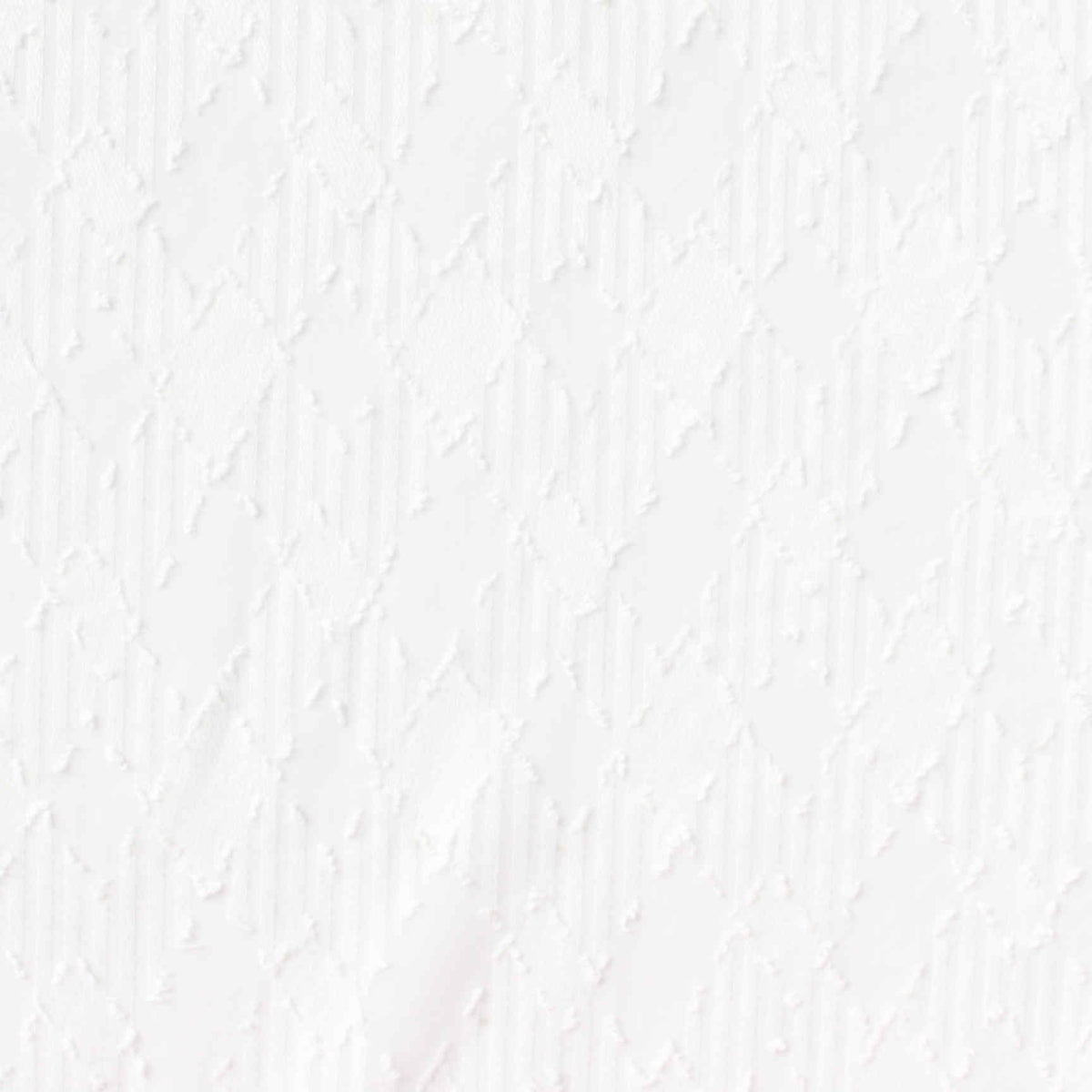 White Vertical-Stripe Chiffon, Polyester, 67 gsm