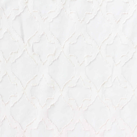 White Tone-on-Tone Chiffon, Polyester, 64 gsm