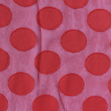 Red Dots Chiffon, Polyester