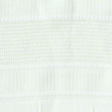 White Horizontal-Band Chiffon, Polyester — texture