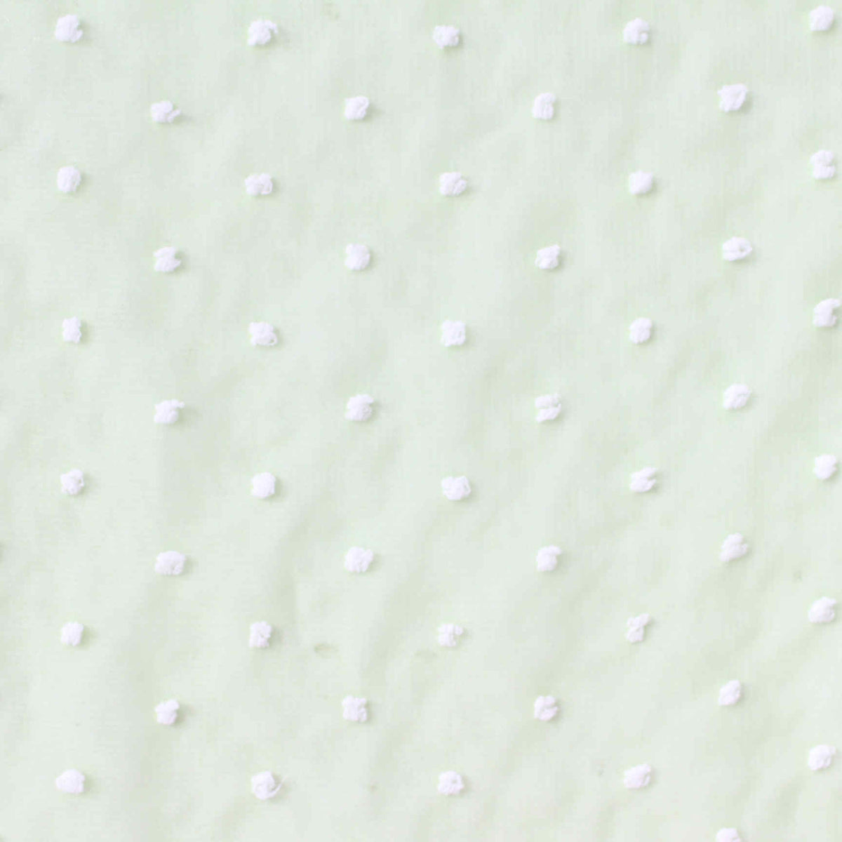 White Dots Chiffon, Polyester, 57 gsm