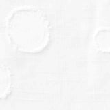 White Textured-Circle Chiffon, Polyester — texture