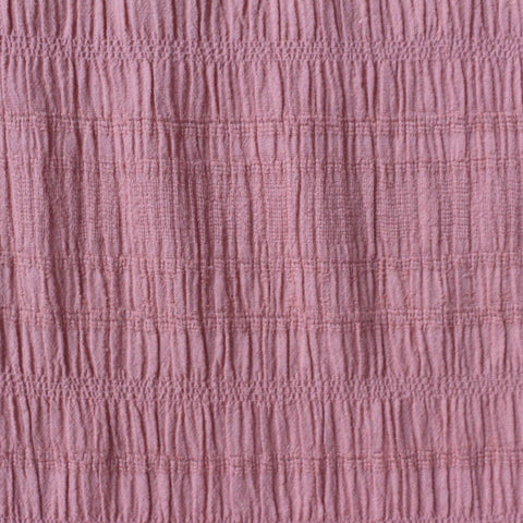 Jacquard Cotton Stretch Woven Fabric, 86 gsm, 117 cm — Pink