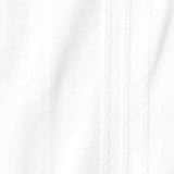 White Vertical-Stripe Jacquard, Cotton — texture