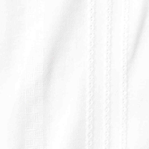 White Vertical-Stripe Jacquard, Cotton