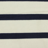 Navy Horizontal-Stripe Ponte Knit, Poly-Viscose