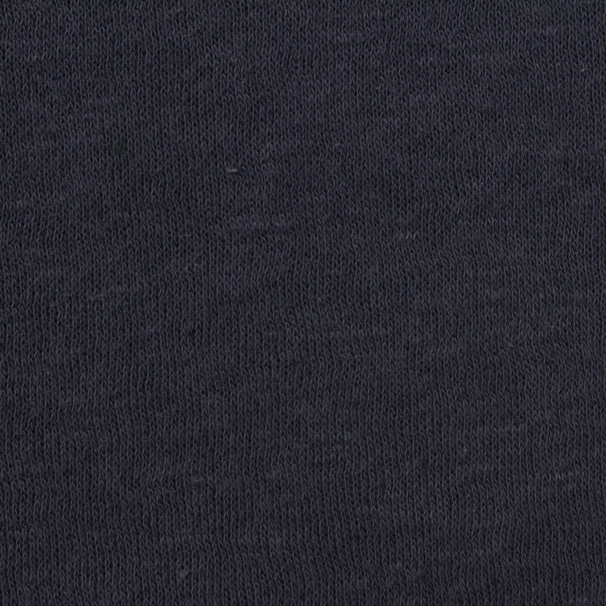 Brushed Cotton Polyester French Terry Fabric, 226 gsm, 170 cm — Navy