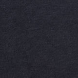 Brushed Cotton Polyester French Terry Fabric, 226 gsm, 170 cm — Navy