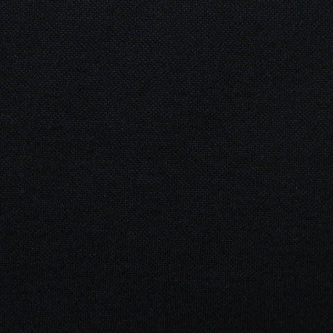 Brushed Polyester Stretch Knit Fabric, 272 gsm, 160 cm — Black