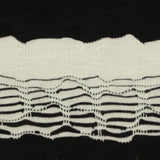 Cream Openwork Jersey Knit, Poly-Viscose
