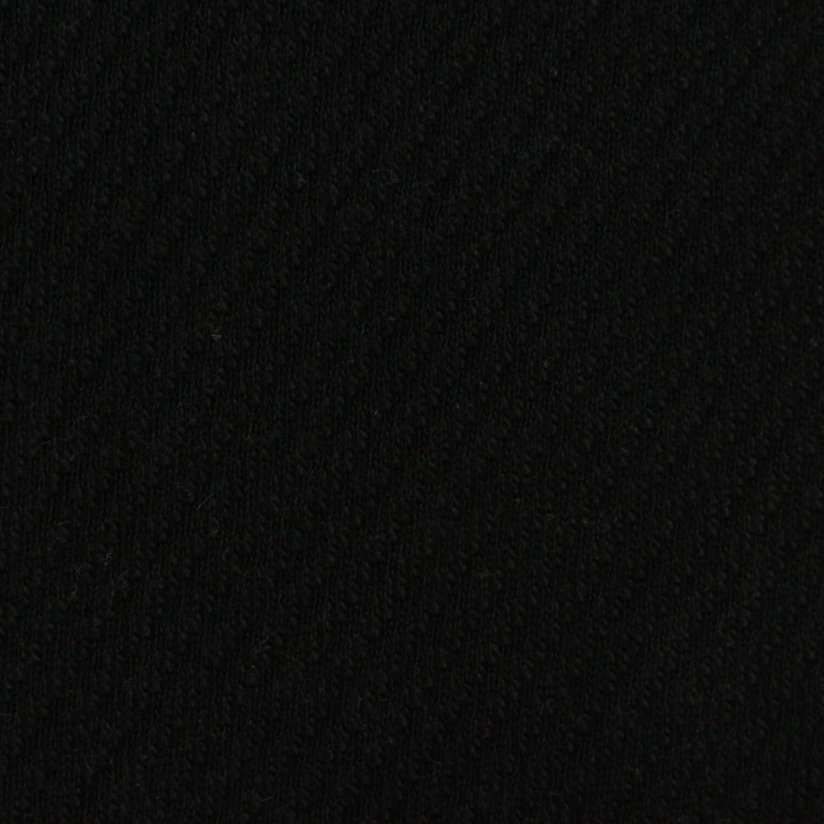 100% Cotton French Terry Fabric, 296 gsm, 158 cm — Black
