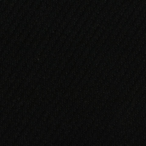 100% Cotton French Terry Fabric, 296 gsm, 158 cm — Black