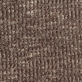 Heathered Brown Marl Rib Knit, Viscose-Poly