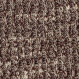 Heathered Brown Marl Rib Knit, Viscose-Poly — texture