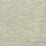 Light Grey Heathered-Marl Rib Knit, Poly-Cotton