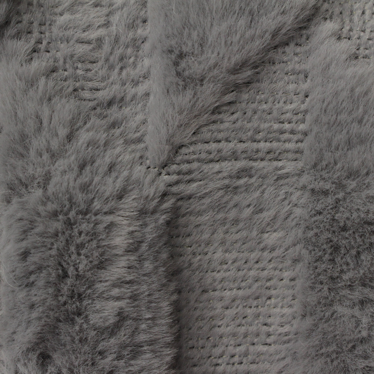 Grey Check Jacquard, Polyester, 435 gsm