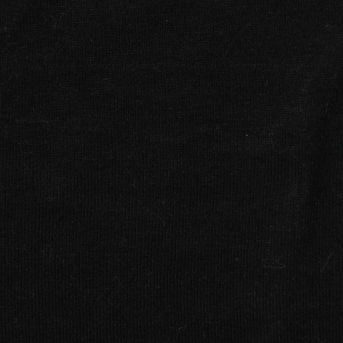 Polyester Cotton Jersey Knit Fabric, 133 gsm, 155 cm — Black