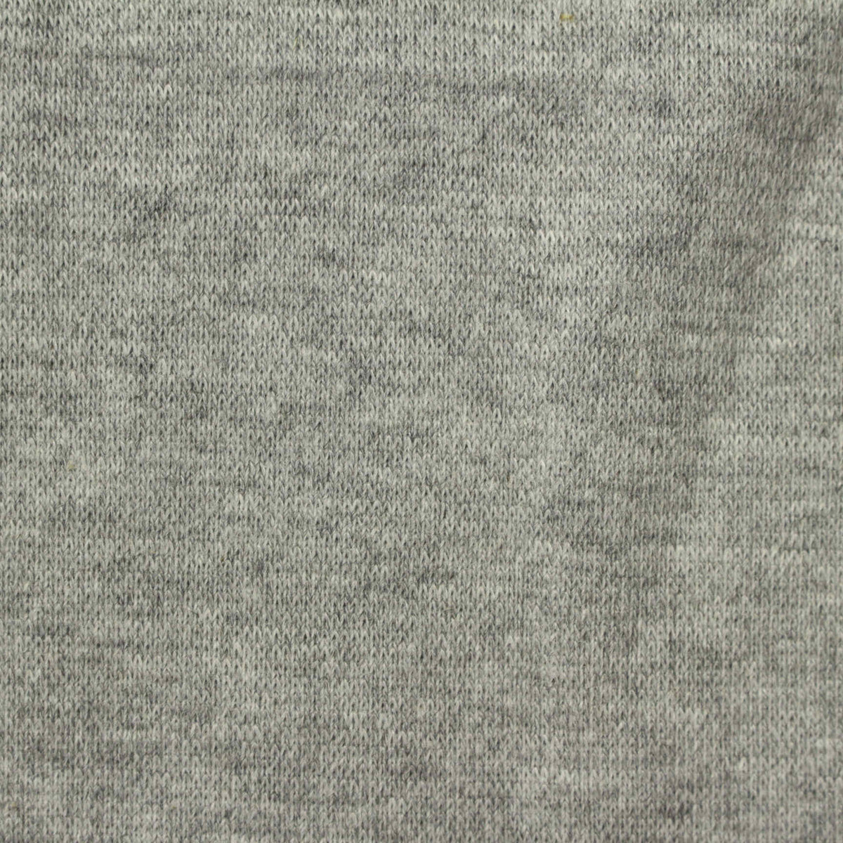 Heather Grey Marl Rib Knit, Poly-Cotton, 295 gsm
