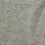 Heather Grey Marl Rib Knit, Poly-Cotton