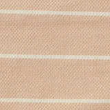 White Horizontal-Stripe Interlock Knit, Viscose-Nylon — texture