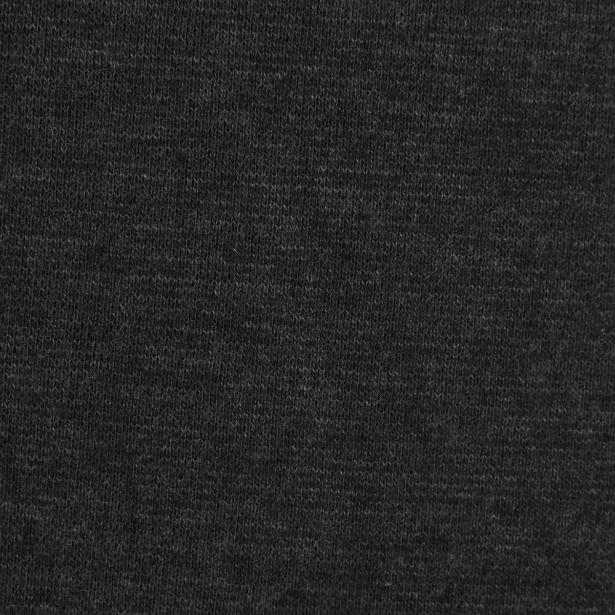 Dark Grey Marl Rib Knit, Cotton-Poly, 215 gsm