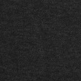 Dark Grey Marl Rib Knit, Cotton-Poly