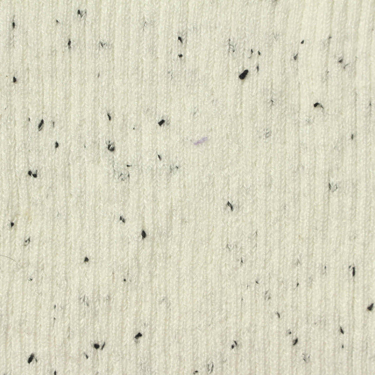 Cream Marl Rib Knit, Viscose-Poly, 466 gsm