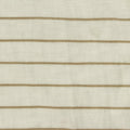 Tan Horizontal-Stripe Interlock Knit, Viscose-Nylon
