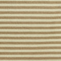 Cream Horizontal-Stripe Jersey Knit, 162 gsm