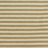Cream Horizontal-Stripe Jersey Knit