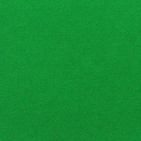 Brushed Viscose Nylon Stretch Ponte Knit Fabric, 470 gsm, 160 cm — Green