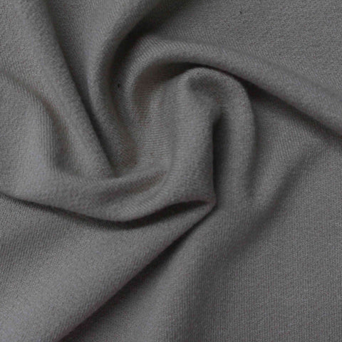Viscose Nylon Stretch Knit Fabric, 300 gsm, 160 cm — Grey