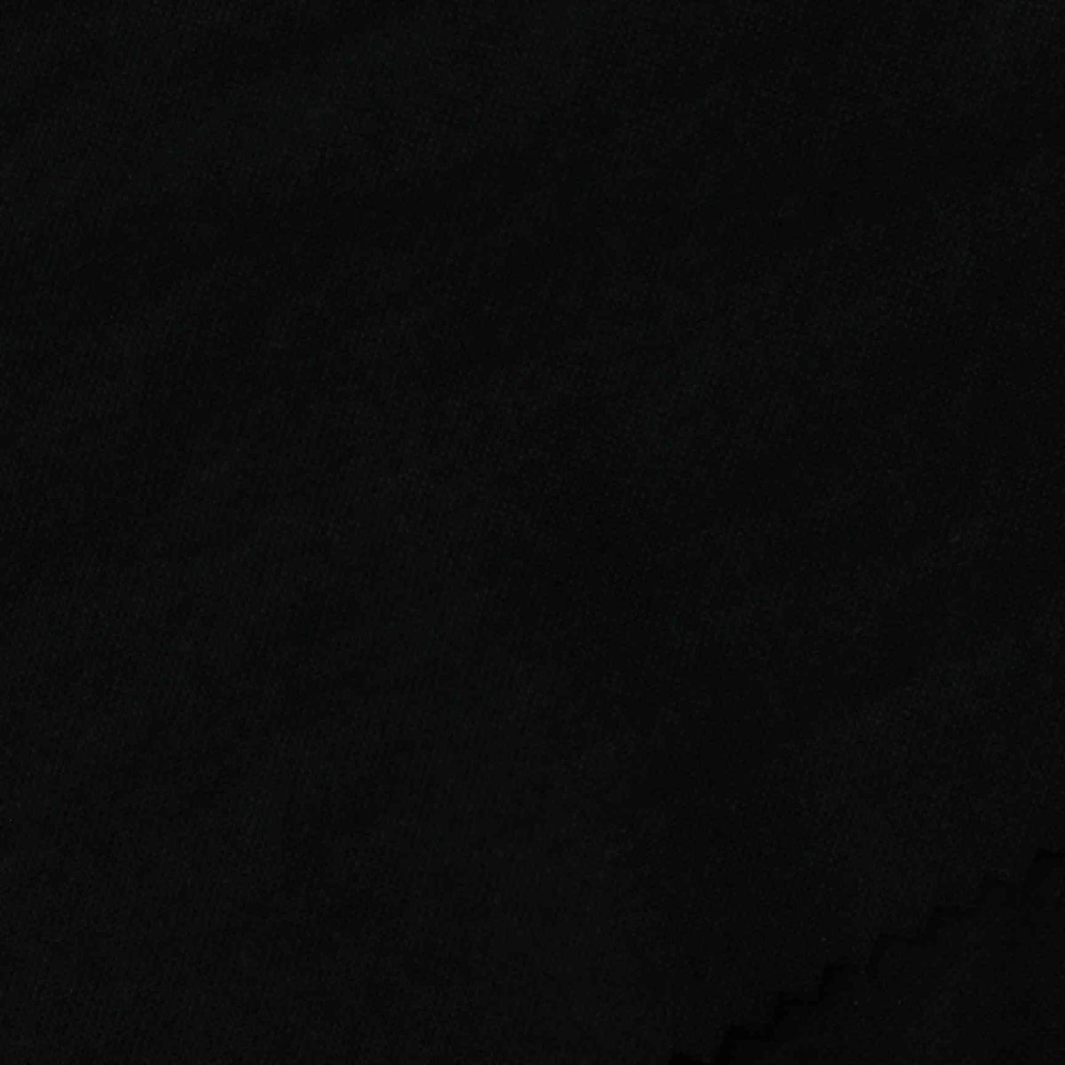 Cotton Polyester Piqué Knit Fabric, 120 gsm, 170 cm — Black