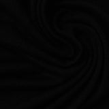 Viscose Stretch Knit Fabric, 160 gsm, 170 cm — Black