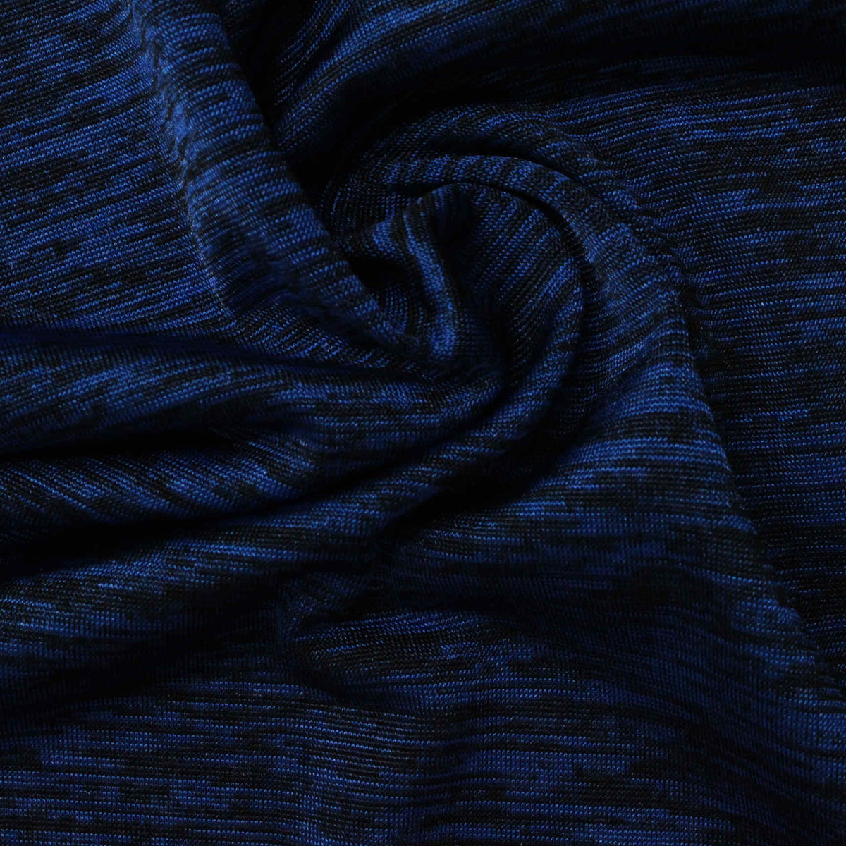 Polyester Stretch Jersey Knit Fabric, 170 gsm, 160 cm — Navy