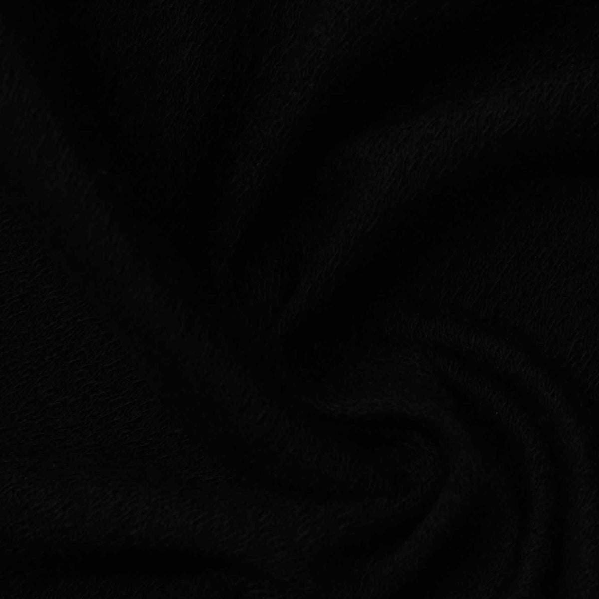 Cotton Stretch Jersey Knit Fabric, 210 gsm, 180 cm — Black