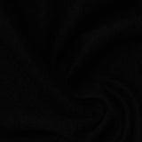 Cotton Stretch Jersey Knit Fabric, 210 gsm, 180 cm — Black