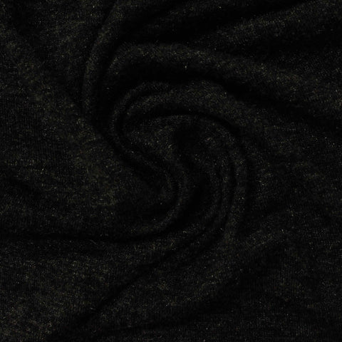 Dark Grey Marl Knit, Viscose, 170 gsm