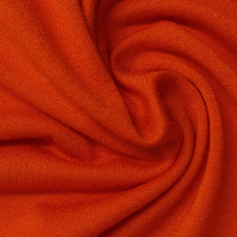 Viscose Stretch Jersey Knit Fabric, 160 gsm, 170 cm — Orange