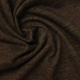 Dark Brown Marl Jersey Knit, Poly-Viscose