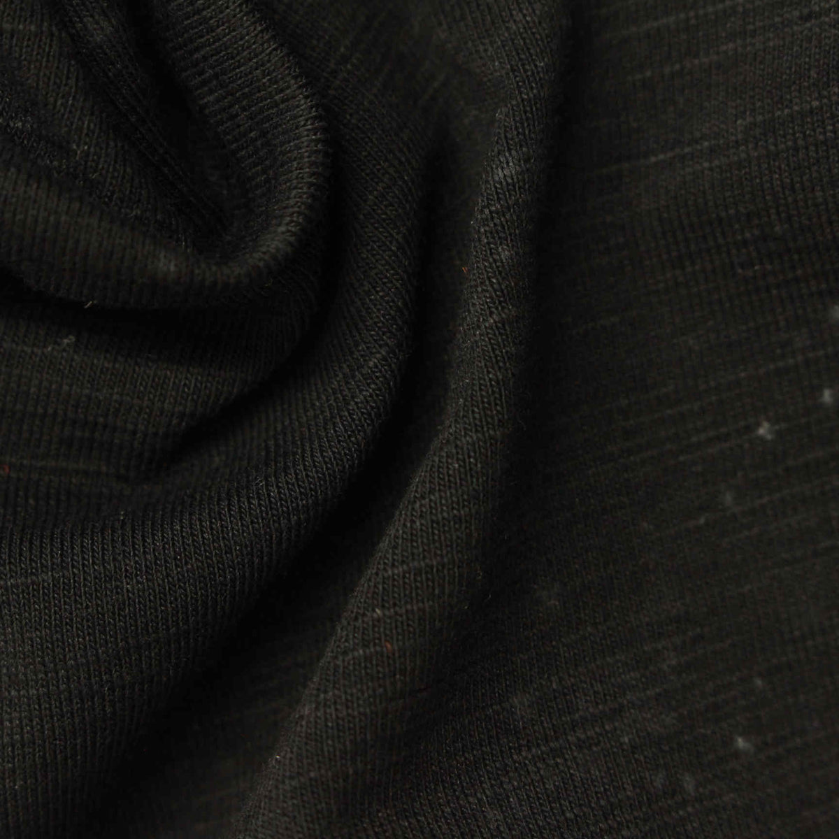 Black Heathered-Marl Jersey Knit, Cotton