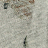 Green Floral Knit, Cotton — texture