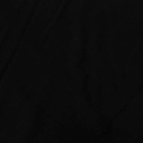 Viscose Polyester Blend Stretch Jersey Knit Fabric, 162 gsm, 165 cm — Black